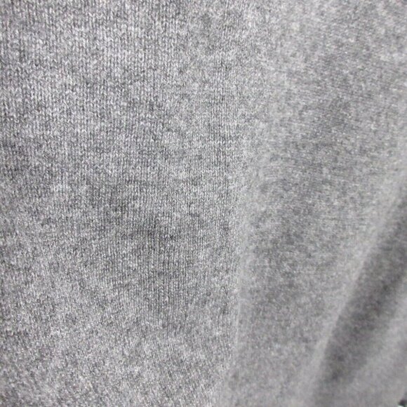 Club Monaco Womens Cashmere 100% Small Grey Ruffle Neck Sweater Top Luxury 180 - Picture 6 of 9